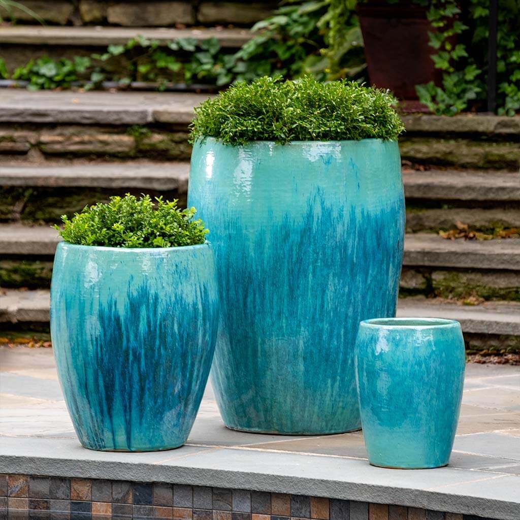 outdoor plant pots set of 3 Trieste Planter