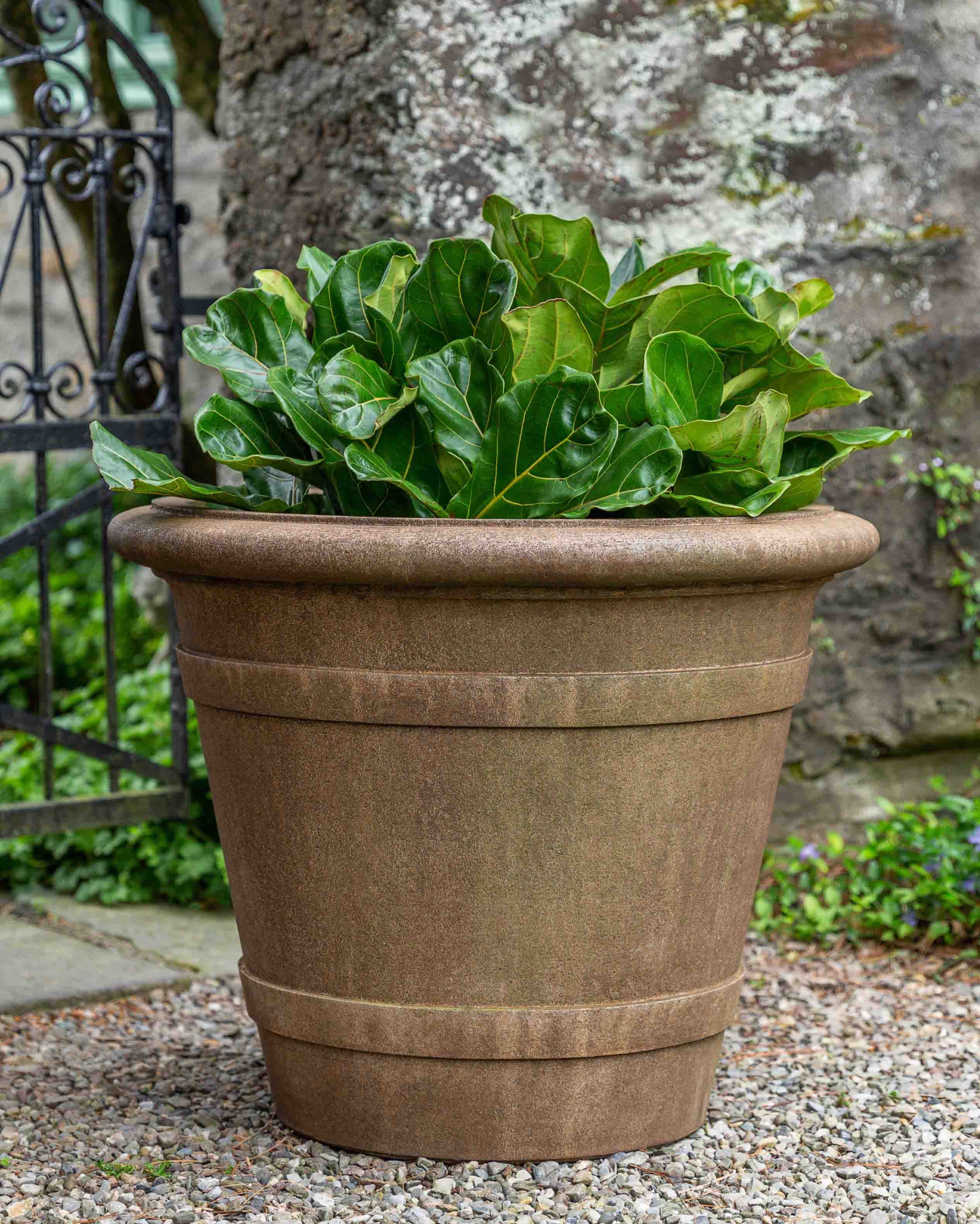 plant pots outdoor sale Certosa Planter by Campania International Aged Limestone