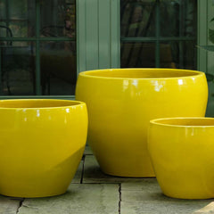 Cabachon Planter - Fog - S/3