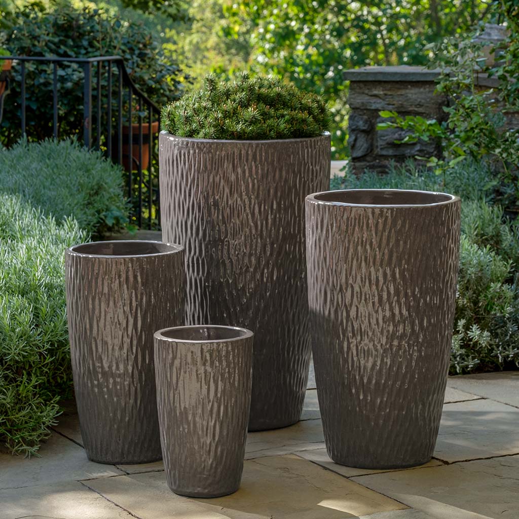 Rivulet Planter - Blue Jade - S/4