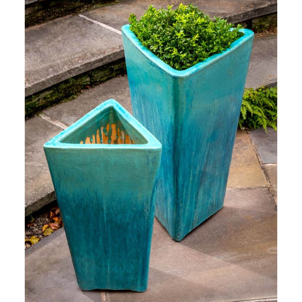 Photo of Campania Triad Planter - Antigua - Set of 2 - Marquis Gardens