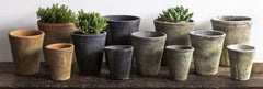 Campania Tall Cylinder Farmer's Pot - Cotswold White - Set of 12