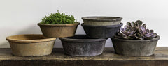 Campania Tall Cylinder Farmer's Pot - Cotswold White - Set of 12