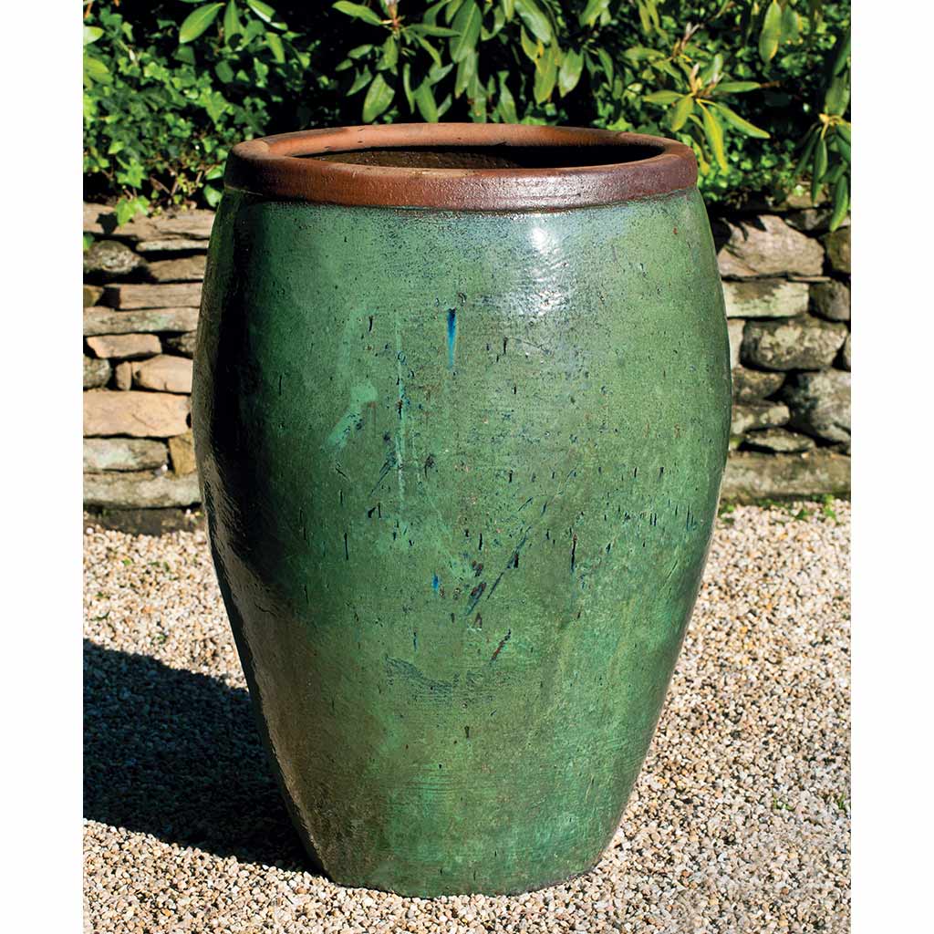 Campania Kuro Jar - Rustic Green - S/1