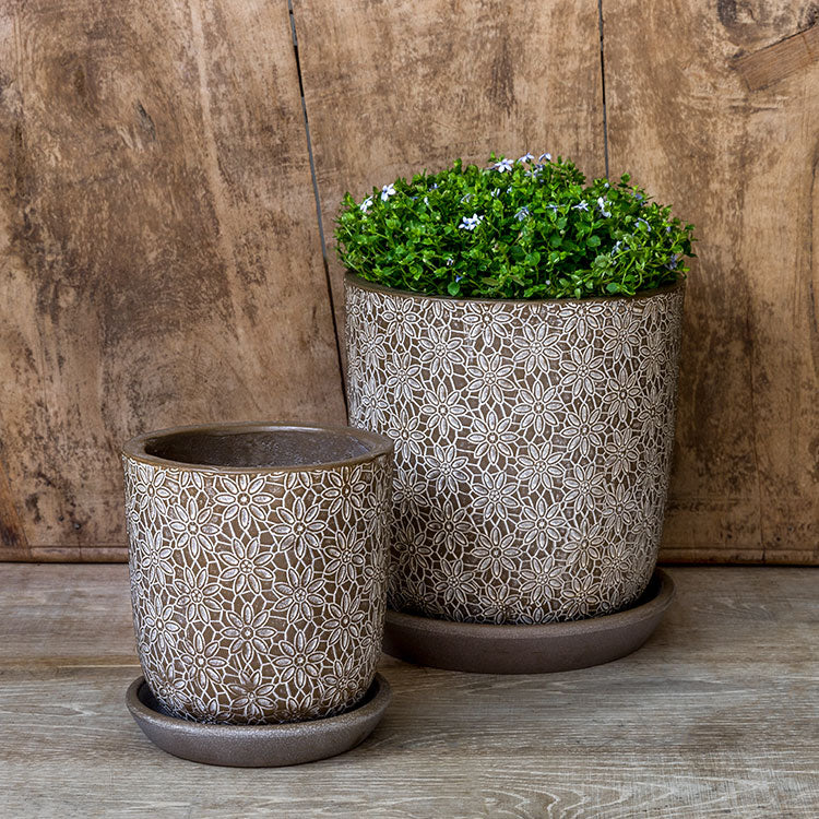 Photo of Campania Marguerite Round Planter - Set of 8 - Marquis Gardens