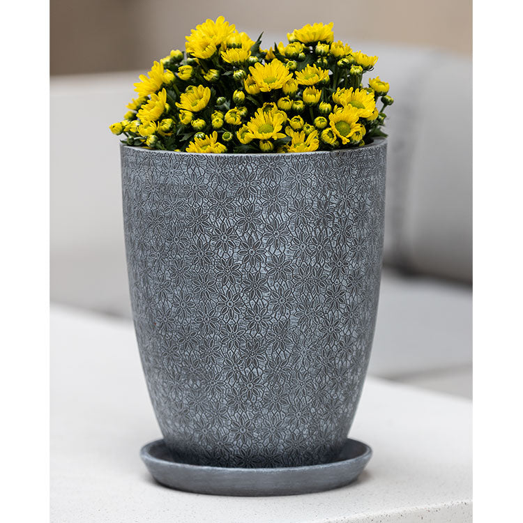 Campania Marguerite Tall and Short Tapered Planter - Set of 4