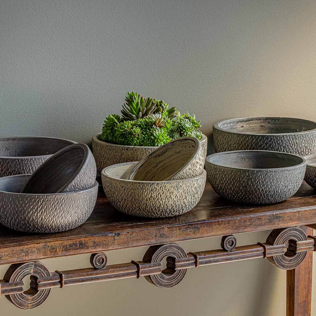 Campania Bird Tracks Bowl - Assorted Glaze - Set of 18