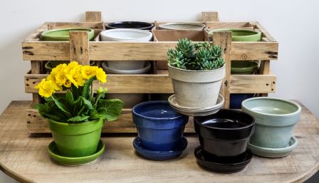 Photo of Campania Garden Terrace Small Round Crate Set of 16 - Marquis Gardens