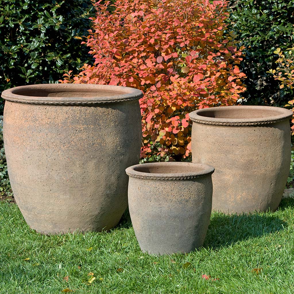 Campania Egg Pot - Sandblasted - Set of 3