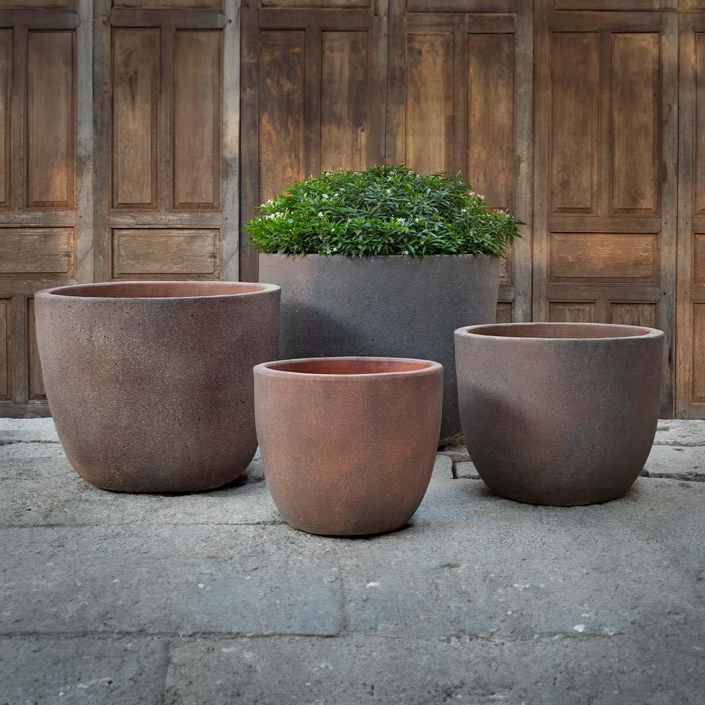 Campania Saba Planter  Sandblasted
