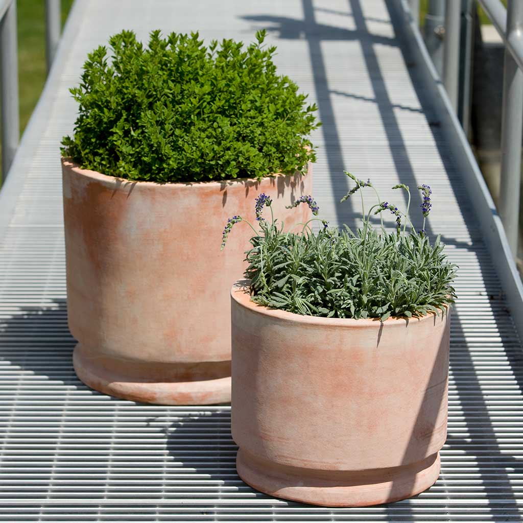 Photo of Campania Sombra Planter - Terra Cotta - Set of 2 - Marquis Gardens