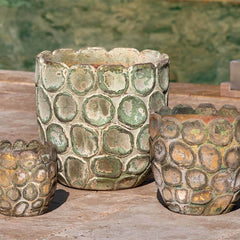 Campania Grotto Planter - Vicolo Verde - Set of 3