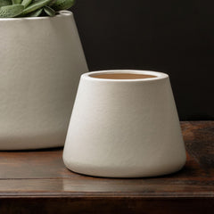 Campania Artisan Pot, Small  Matte White