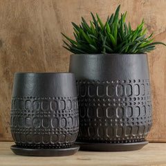 Mojave Planter Matte Black