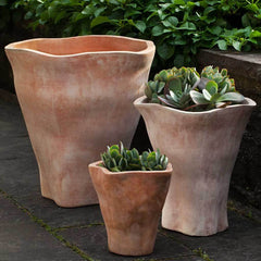 Campania Fox Glove Planter - Terra Cotta - Set of 3