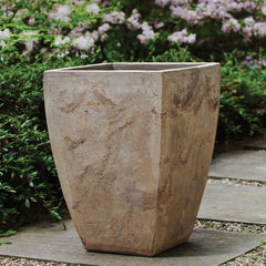 Campania Square Brasilia Planter - Antico Terra Cotta - Set of 3