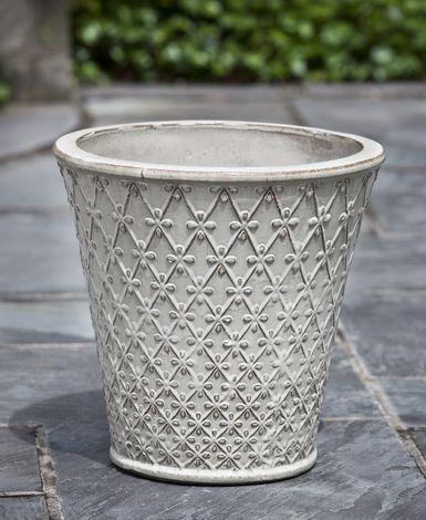 Campania Trellis Weave Tall Planter - Cream - Set of 3