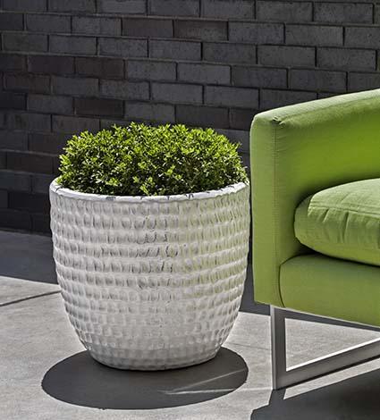 Photo of Campania Dimple Glaze Planter - Set of 3 - Marquis Gardens