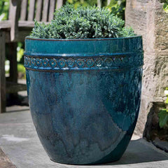 Campania Borsa Planter, Tall  Indigo Rain