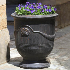 Coquille Anduze Urn - Terra Rosa - S/3