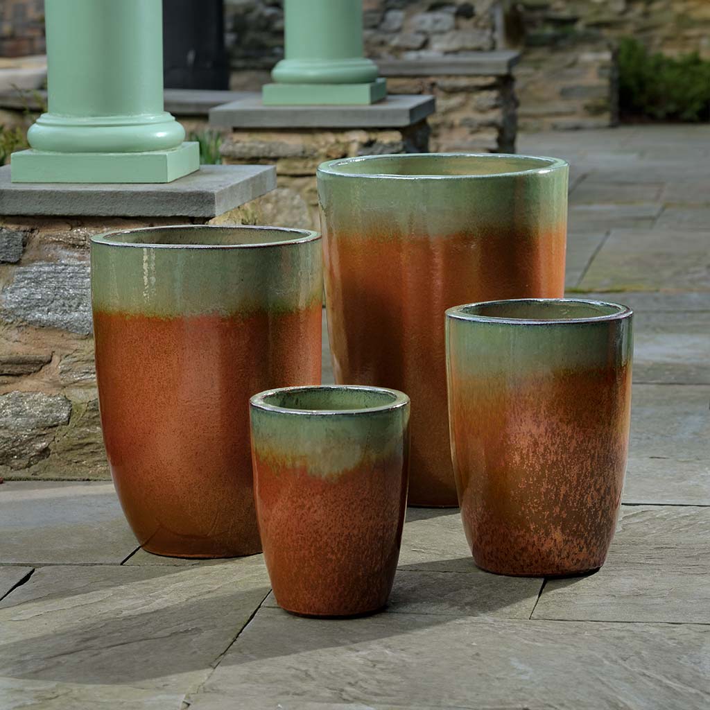 Campania Ojai Planter  Falling Green Sierra