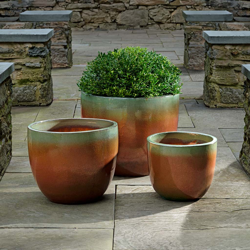 Campania Rafi Planter  Falling Green Sierra