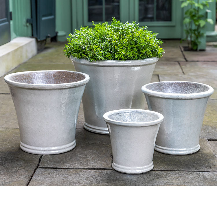 Photo of Campania Valette Planter - Pearl - Set of 4 - Marquis Gardens