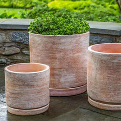 Campania Sgraffito Planter Set of 3