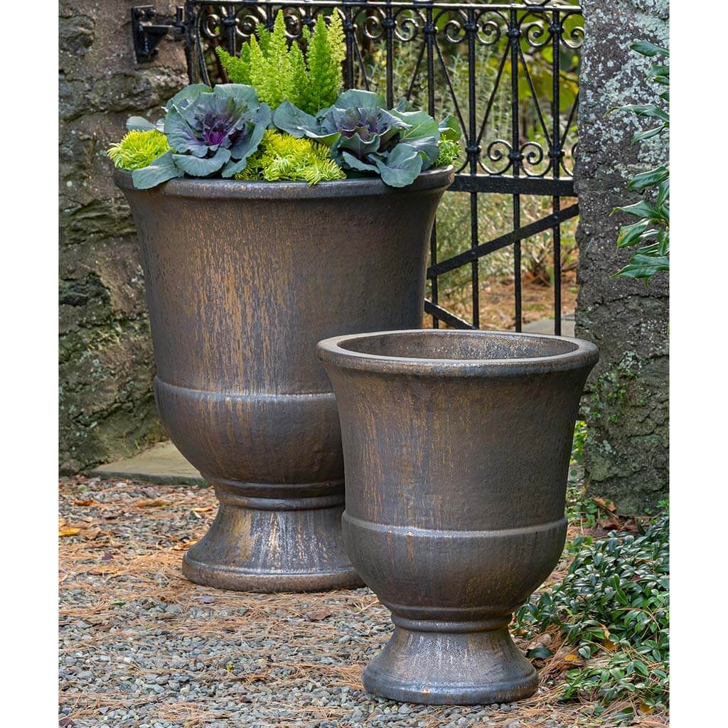 Photo of Campania Lipari Urns Set of 2 - Marquis Gardens