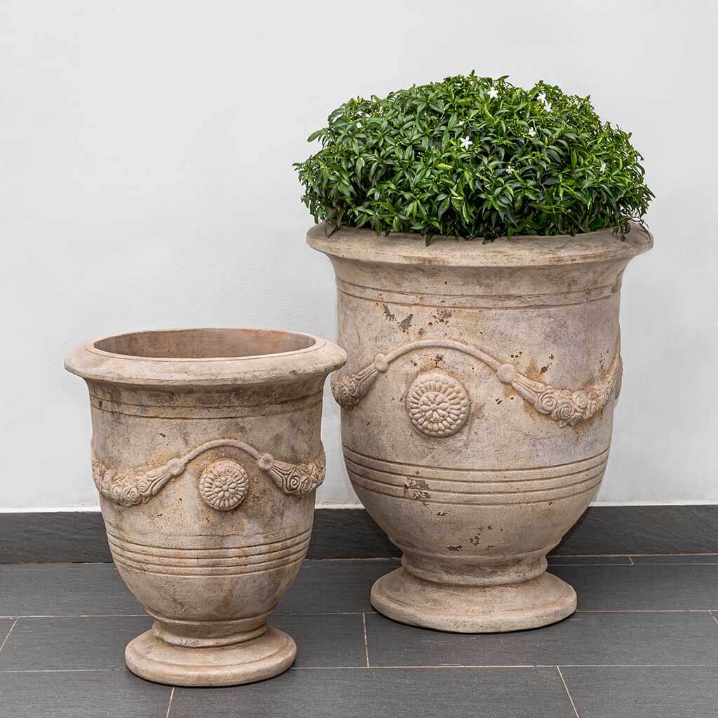 Campania Anduze Urn  Antico Terra Cotta
