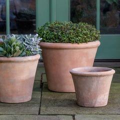 Cortona Planter, Large - Terra Cotta - S/2