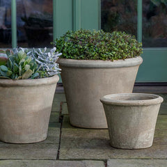 Cortona Planter, Large - Terra Cotta - S/2