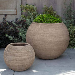 Allium Planter - Brown Terra Cotta - S/2