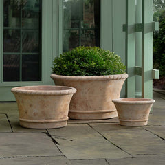 Campania Corda Planter, Tall  Terra Cotta