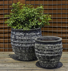 Photo of Campania Knossos Planter - Set of 2 - Marquis Gardens