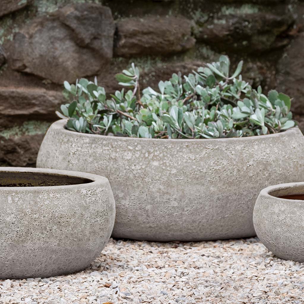 Campania Zaha Planter - White Coral - Set of 3