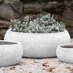 Campania Zaha Planter - White Coral - Set of 3