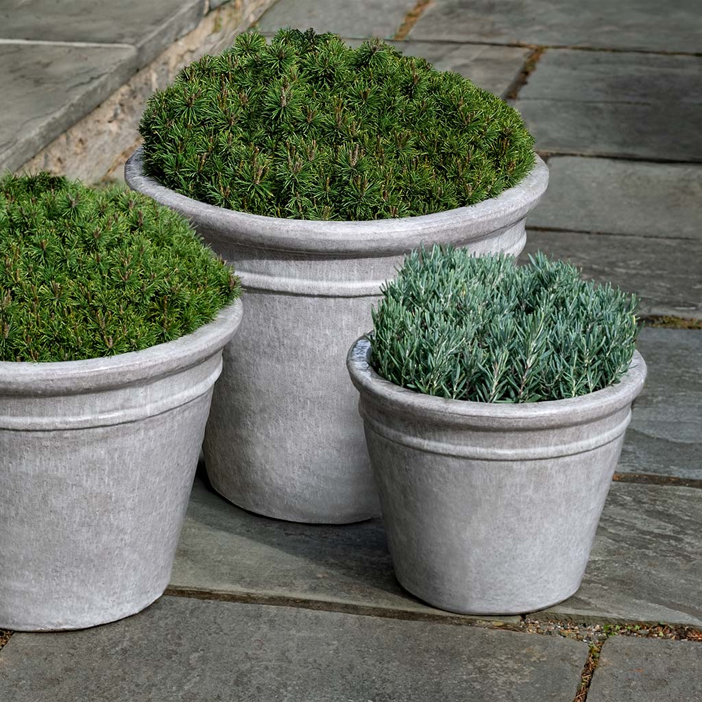 Marchand Planter - White Coral - S/3