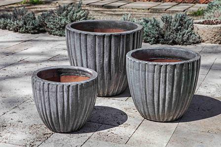 Campania Vieques Planter - Snow Monkey - Set of 3