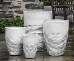 Campania Tall Hyphen Planter - Set of 4