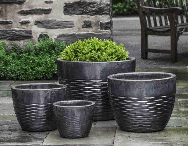 Campania Tall Hyphen Planter - Set of 4