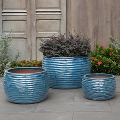 Montauk Planter Tall Bronze