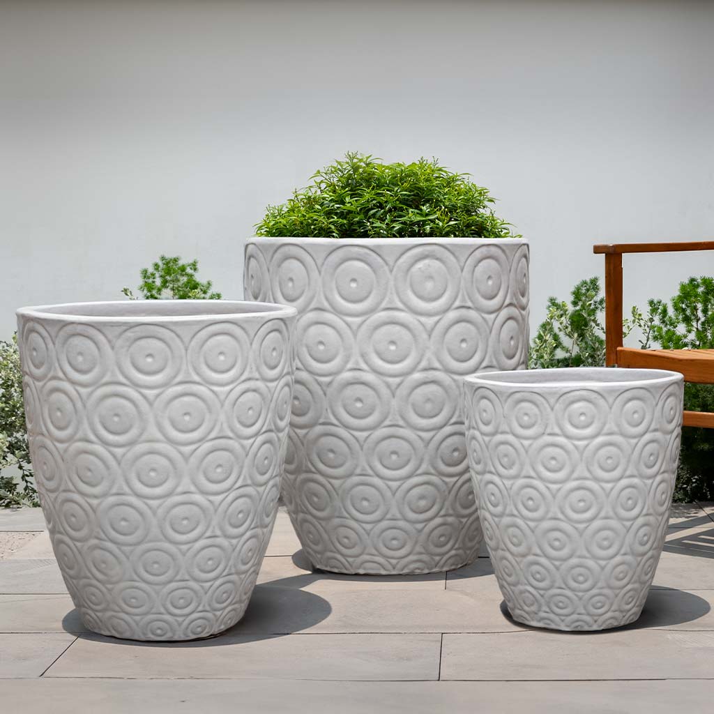 Campania Benicio Planter  Antique White