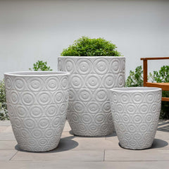 Campania Benicio Planter  Antique White