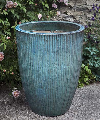 Campania Bamboo Planter - Weathered Copper - Set of 2