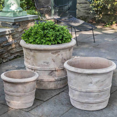 Campania Classic Orangerie Planter - Antico Terra Cotta - Set of 3