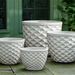 Campania Tall Honeycomb Planter - Set of 4