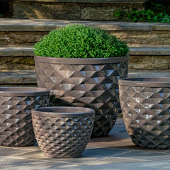 Campania Tall Honeycomb Planter - Set of 4