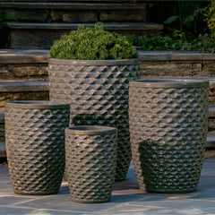 Honeycomb Planter, Tall - Coco - S/4