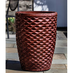 Campania Honeycomb Planter, Tall  Maple Red